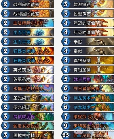 《爐石傳說》拉斯塔哈的大亂斗王師傅天啟騎卡組推薦