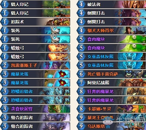 《爐石傳說》拉斯塔哈的大亂斗奶粉亡語獵卡組推薦