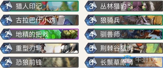 《爐石傳說》挑戰之旅獵人神龕及其相關的套牌介紹