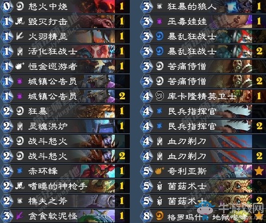 《爐石傳說》拉斯塔哈的大亂斗激怒突襲戰卡組推薦