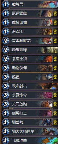 《爐石傳說》拉斯塔哈的大亂斗楊啤酒T7獵卡組推薦