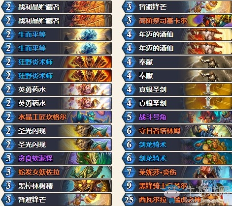 《爐石傳說》電競超級明星賽冠軍神秘人天啟騎卡組推薦