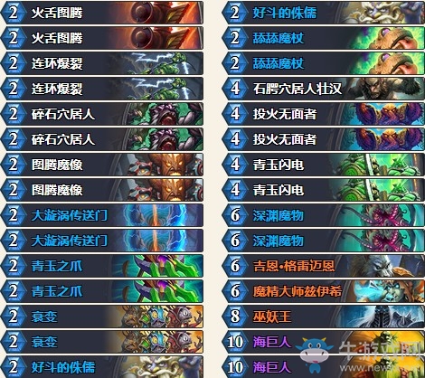 《爐石傳說》拉斯塔哈的大亂斗狂野穴居人偶數薩卡組推薦