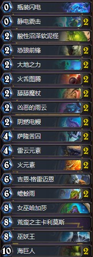 《爐石傳說》拉斯塔哈的大亂斗過載偶數薩卡組推薦