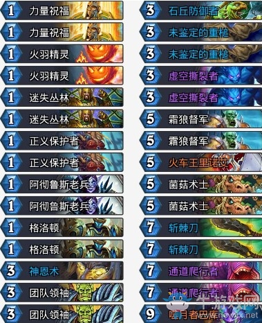 《爐石傳說(shuō)》拉斯塔哈的大亂斗kk俠奇數(shù)騎卡組推薦