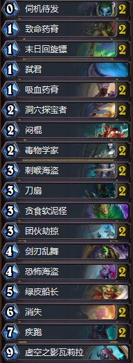 《爐石傳說(shuō)》拉斯塔哈的大亂斗國(guó)服登頂弒君賊卡組推薦