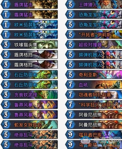 《爐石傳說》拉斯塔哈的大亂斗烏達斯塔奇數戰卡組推薦