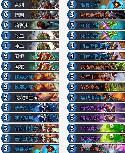 《爐石傳說》拉斯塔哈的大亂斗狂野蛋賊卡組推薦