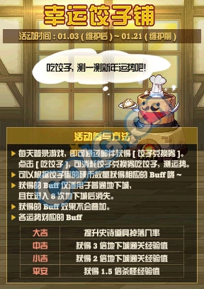 《DNF》幸運(yùn)餃子鋪