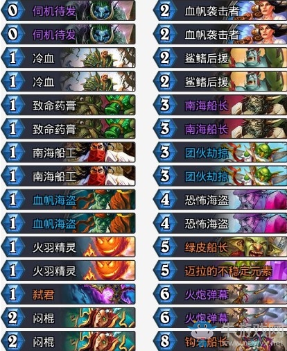 《爐石傳說》拉斯塔哈的大亂斗姜神海盜弒君賊卡組推薦