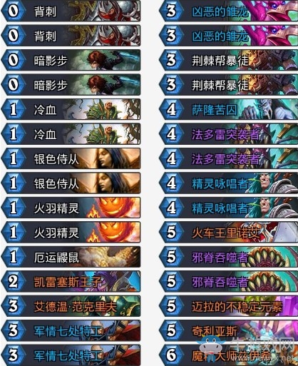 《爐石傳說》拉斯塔哈的大亂斗普通節(jié)奏賊卡組推薦