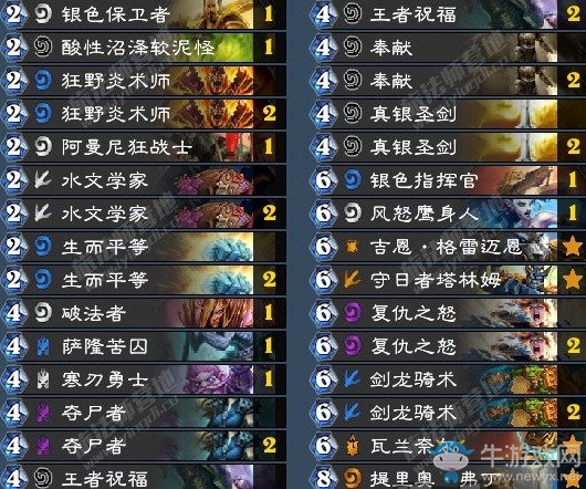 《爐石傳說》拉斯塔哈的大亂斗楊啤酒偶數騎卡組推薦