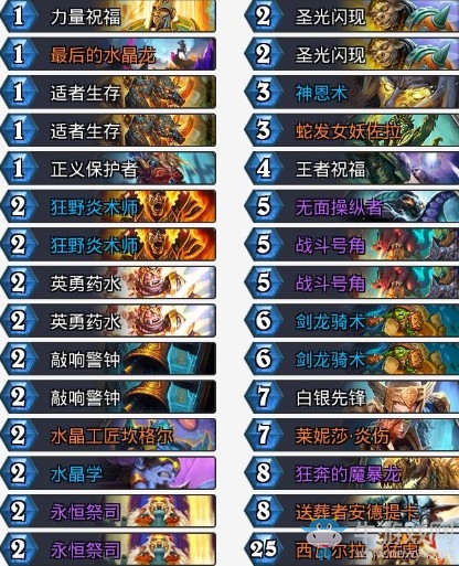 《爐石傳說》拉斯塔哈的大亂斗主播伊藤誠任務騎卡組推薦