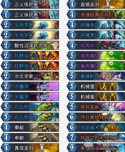 《爐石傳說》拉斯塔哈的大亂斗特蘭克斯蛋奶騎卡組推薦