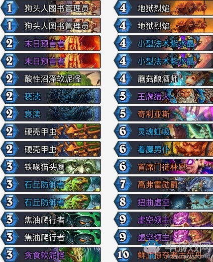 《爐石傳說》拉斯塔哈的大亂斗驢鴿控制術卡組推薦