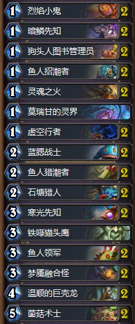 《爐石傳說》拉斯塔哈的大亂斗魚人園卡組推薦