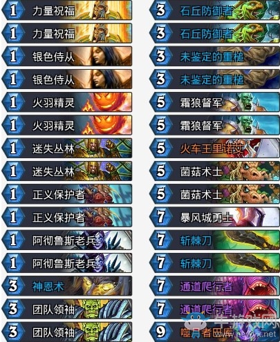 《爐石傳說》拉斯塔哈的大亂斗大神奇數騎卡組推薦