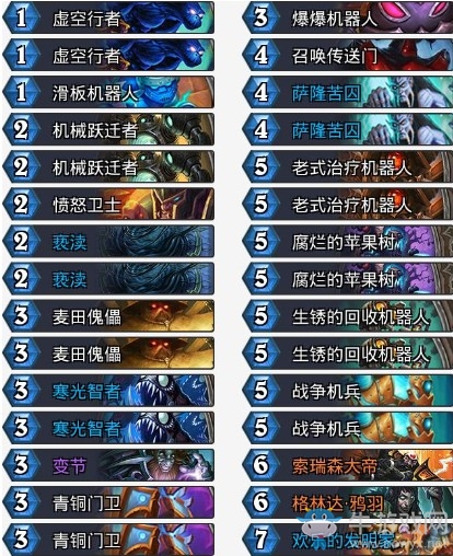 《爐石傳說》拉斯塔哈的大亂斗bluez狂野機械術卡組推薦