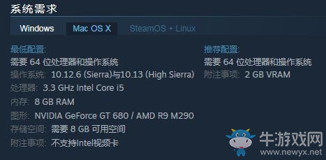 《松果體》Mac OS X配置要求一覽
