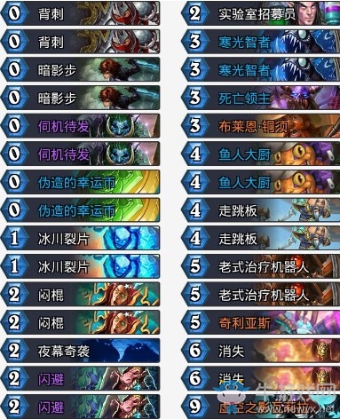 《爐石傳說》拉斯塔哈的大亂斗秋日狂野爆牌賊卡組推薦