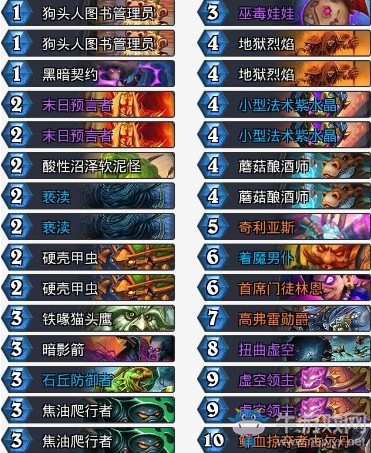 《爐石傳說》拉斯塔哈的大亂斗xhope控制術(shù)卡組推薦