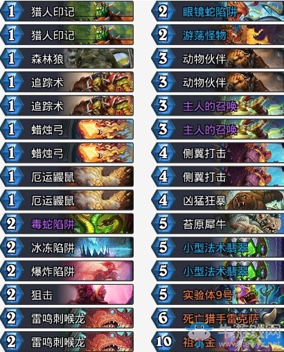 《爐石傳說》拉斯塔哈的大亂斗奧秘野獸獵卡組推薦