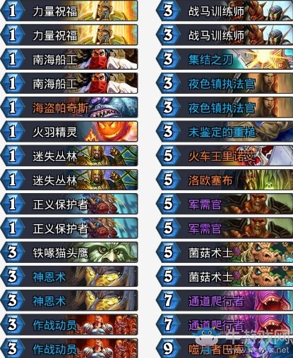 《爐石傳說》拉斯塔哈的大亂斗狂野奇數騎卡組推薦