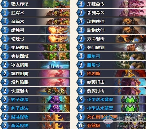 《爐石傳說》拉斯塔哈的大亂斗狂野極巴獵傳說卡組推薦