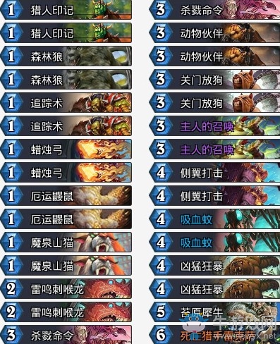 《爐石傳說》拉斯塔哈的大亂斗muffins野獸獵卡組推薦