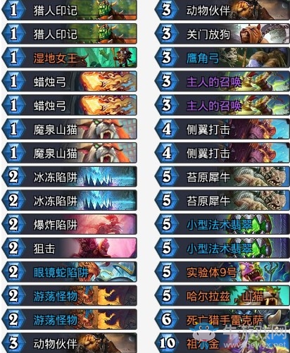 《爐石傳說》拉斯塔哈的大亂斗王師傅任務(wù)奧秘獵卡組推薦