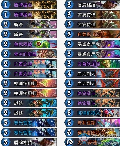 《爐石傳說》拉斯塔哈的大亂斗狗賊疲勞戰卡組推薦