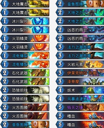 《爐石傳說》拉斯塔哈的大亂斗火花打臉薩卡組推薦