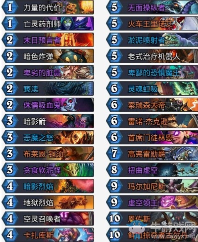 《爐石傳說》拉斯塔哈的大亂斗狂野川神舞宇宙術(shù)卡組推薦