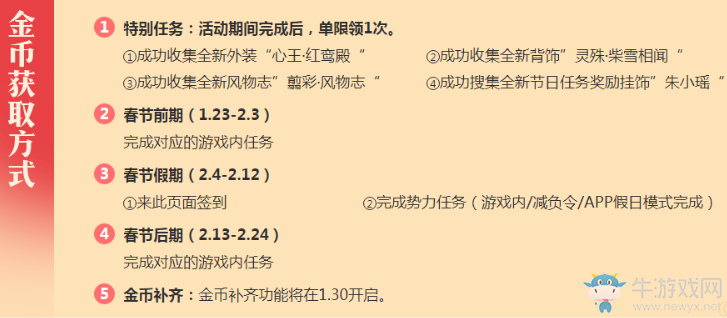 《天涯明月刀》春節送新衣 天降大紅包