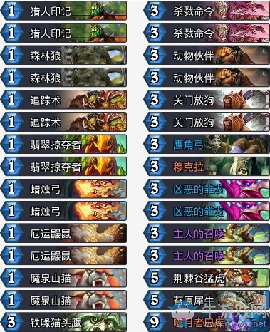 《爐石傳說》拉斯塔哈的大亂斗Sonagi野獸奇數獵卡組推薦