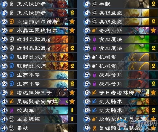 《爐石傳說》拉斯塔哈的大亂斗亡語騎卡組推薦