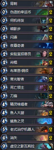 《爐石傳說》拉斯塔哈的大亂斗狂野前百爆牌賊卡組推薦