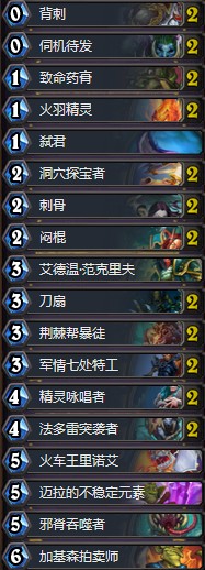 《爐石傳說》拉斯塔哈的大亂斗弒君奇跡賊卡組推薦