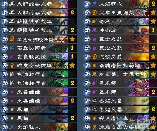 《爐石傳說》拉斯塔哈的大亂斗冰火奇數(shù)控制法卡組推薦