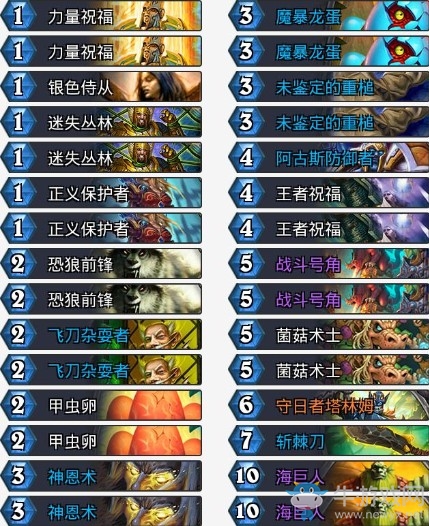 《爐石傳說》拉斯塔哈的大亂斗Boarcontrol快攻騎卡組推薦