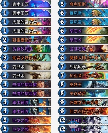 《爐石傳說》拉斯塔哈的大亂斗最壕控制法卡組推薦