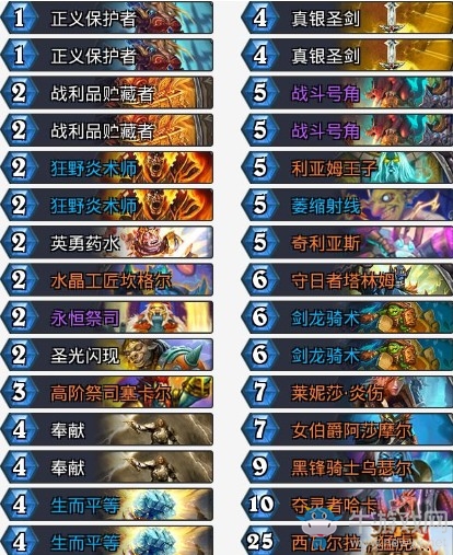 《爐石傳說》拉斯塔哈的大亂斗最壕哈卡騎卡組推薦