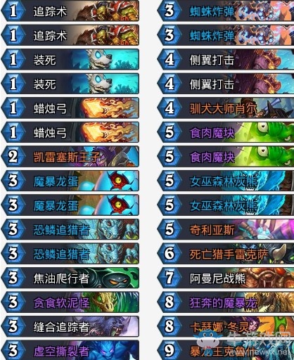 《爐石傳說》拉斯塔哈的大亂斗其哥登頂亡語獵卡組推薦