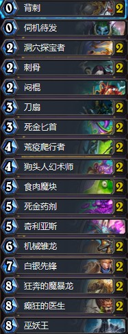 《爐石傳說》拉斯塔哈的大亂斗傳說前百亡語賊卡組推薦