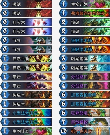 《爐石傳說》拉斯塔哈的大亂斗姜神機(jī)械克蘇恩德卡組推薦