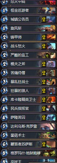 《爐石傳說》拉斯塔哈的大亂斗BoarControl突襲戰卡組推薦