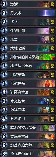 《爐石傳說》拉斯塔哈的大亂斗狂野第4疲勞德卡組推薦