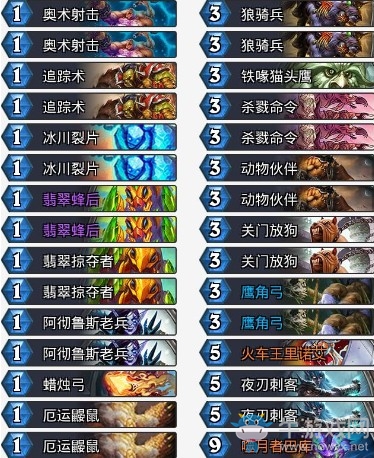 《爐石傳說》拉斯塔哈的大亂斗平民奇數獵卡組推薦