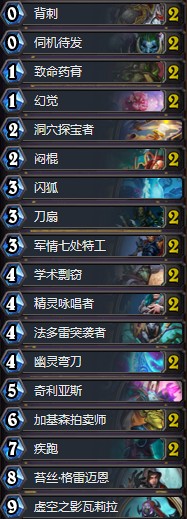 《爐石傳說》拉斯塔哈的大亂斗Jiminator苔絲賊卡組推薦