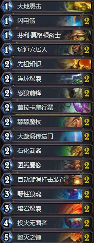 《爐石傳說》拉斯塔哈的大亂斗國服前百狂野打臉薩卡組推薦